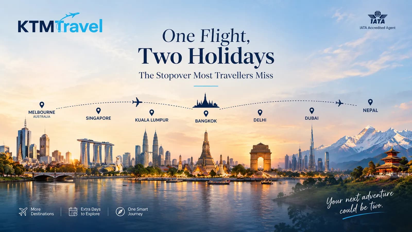 One Flight, Two Holidays